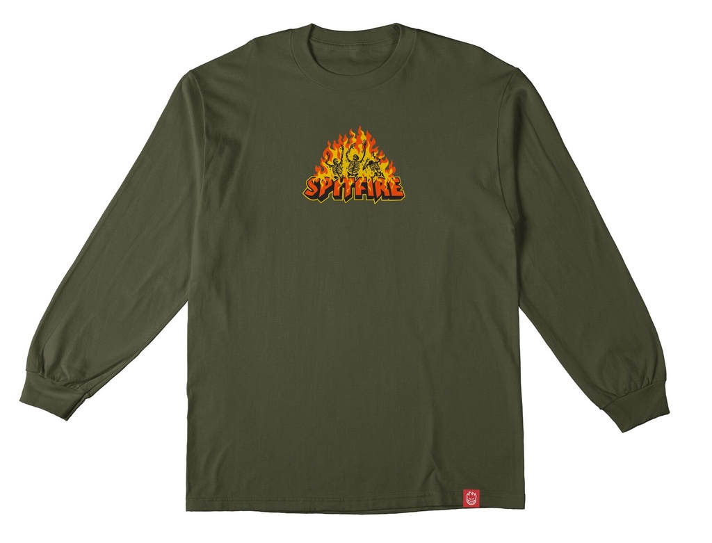 SPITFIRE HELLFIRE MILITARY GREEN LS L