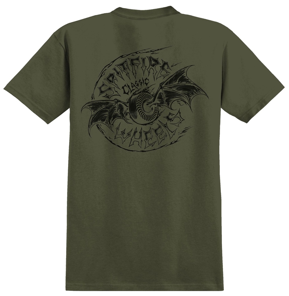 SPITFIRE BATWING CLASSIC MILITARY GREEN/BLACK SS L