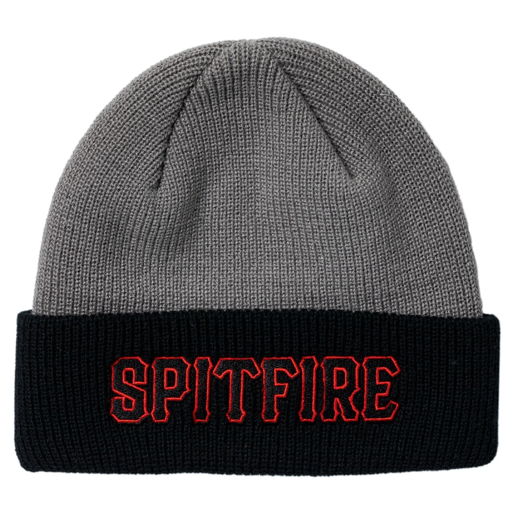 SPITFIRE SPITBALL CUFF BEANIE CHARCOAL