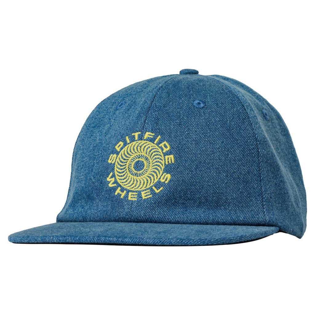 SPITFIRE CLASSIC 87 SWIRL SNAPBBACK HAT DENIM/YELLOW