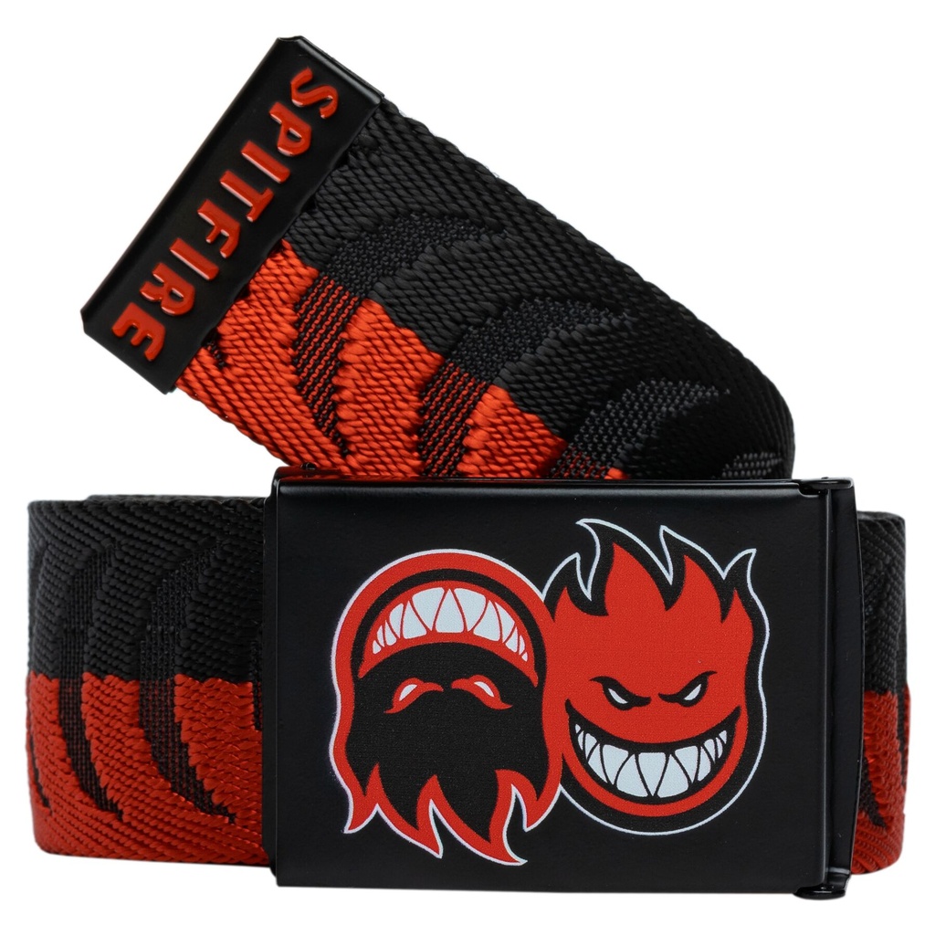 SPITFIRE ETERNAL CRESCENT JACQUARD BELT BLACK/RED