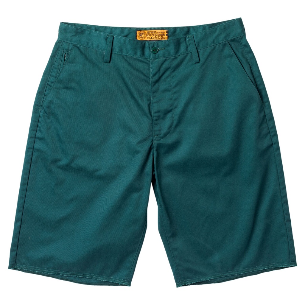 ANTI HERO HECHO POR SKATE DARK GREEN SHORTS 34