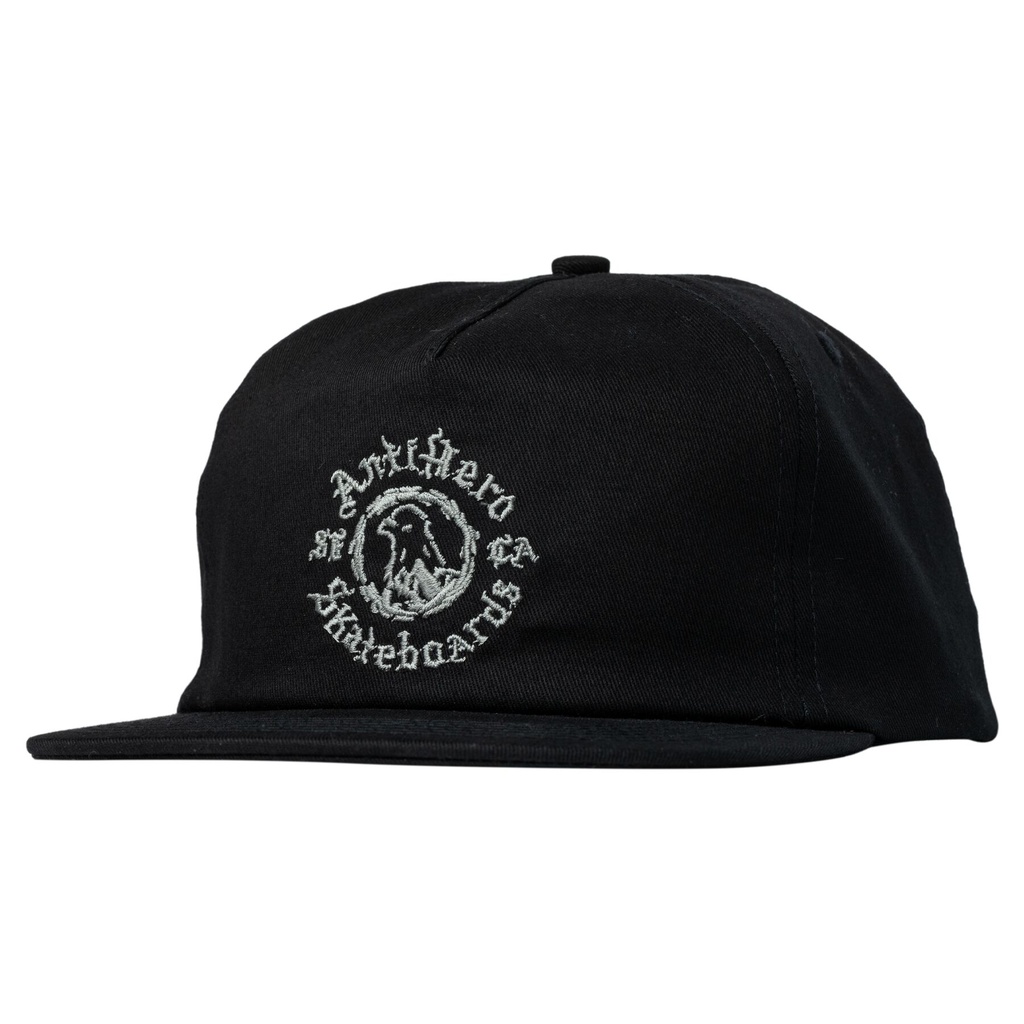 ANTI-HERO PIGEON MOTION SNAPBACK HAT BLACK