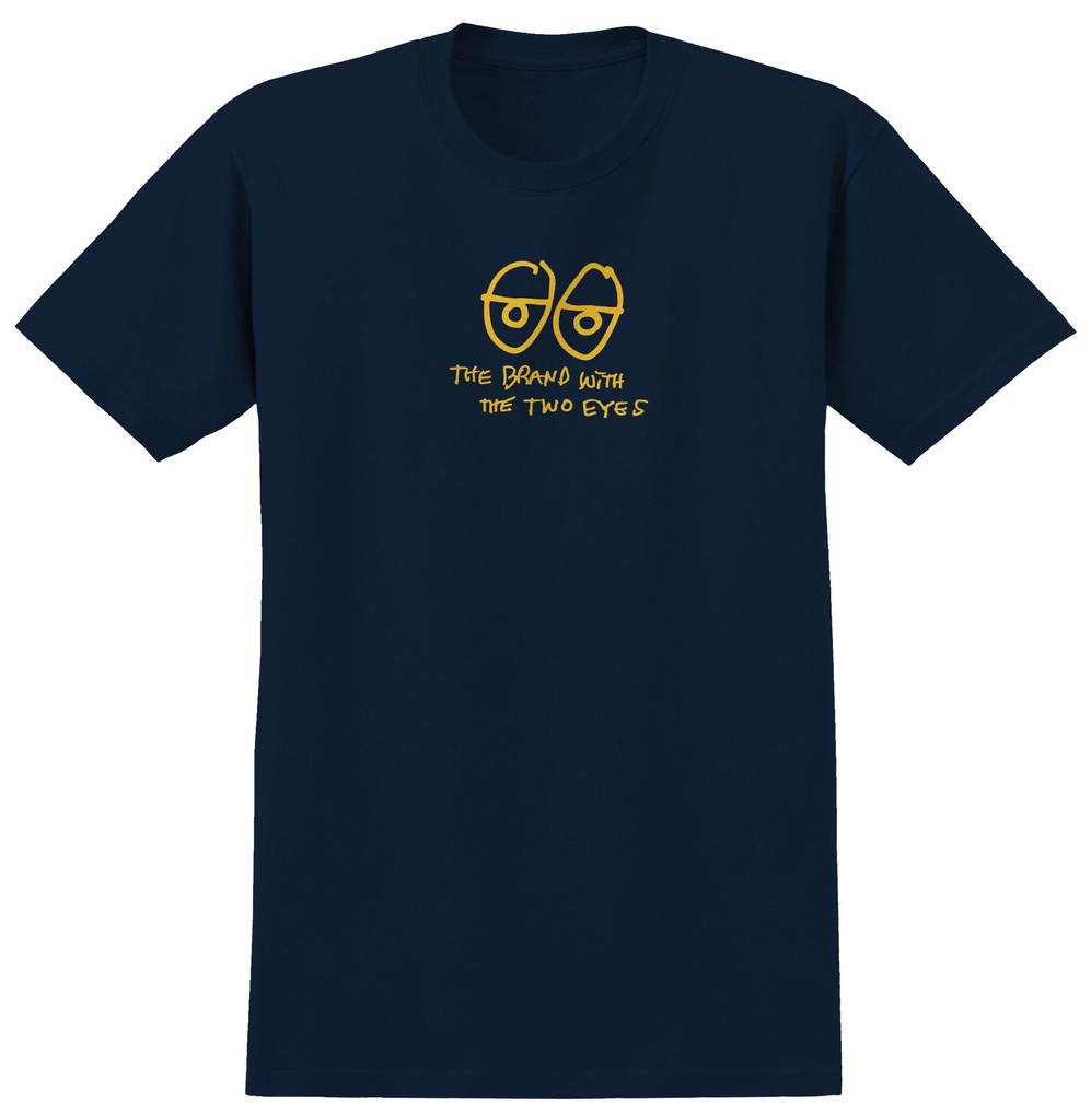 KROOKED TWO EYES NAVY/YELLOW SS L