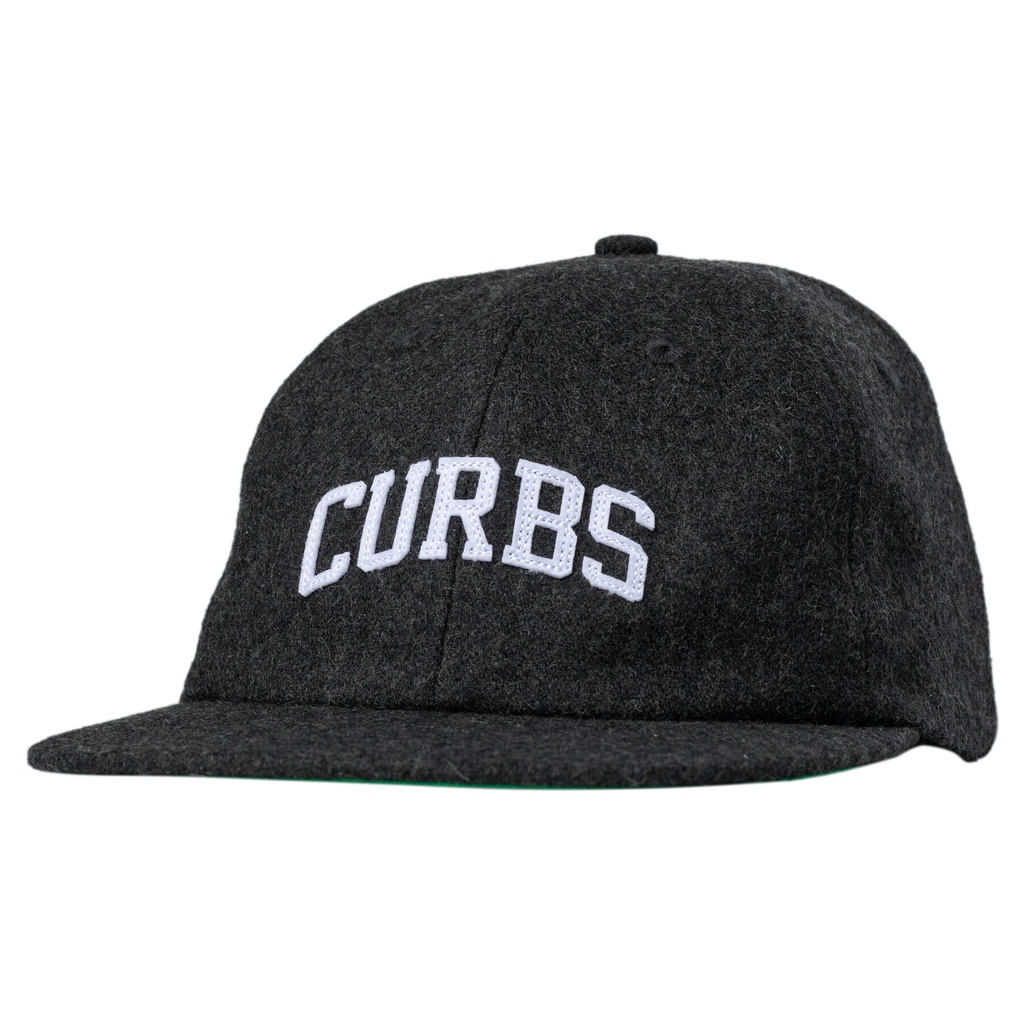 REAL CURBS STRAPBACK HAT CHARCOAL
