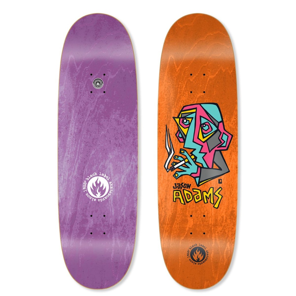 BLACK LABEL JASON ADAMS SMOKING SECTION CUSTOM EGG SHAPED DECK 9.5