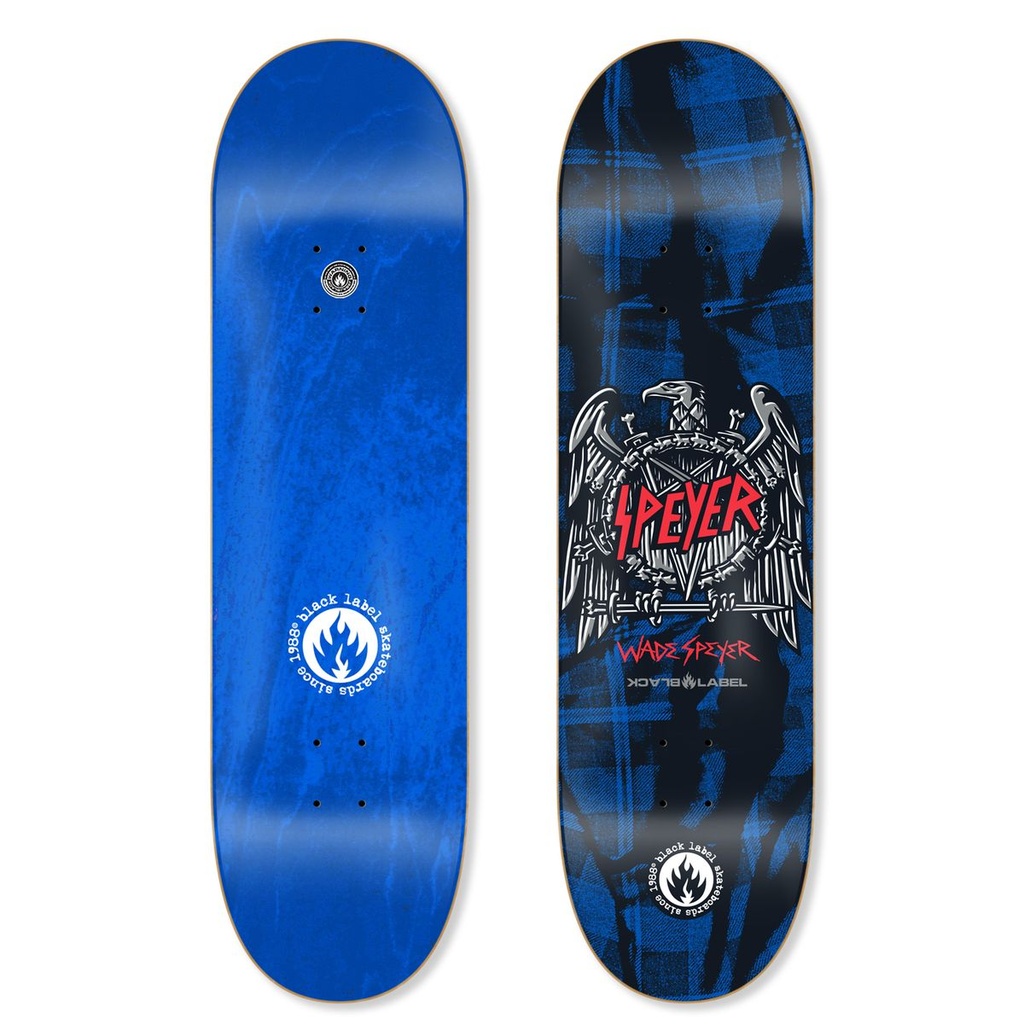 BLACK LABEL WADE SPEYER EAGLE PLAID DECK 8.75