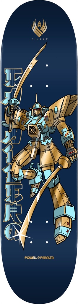 POWELL CABALLERO GUNDAM BLUE/GOLD FOIL FLIGHT DECK 8.5