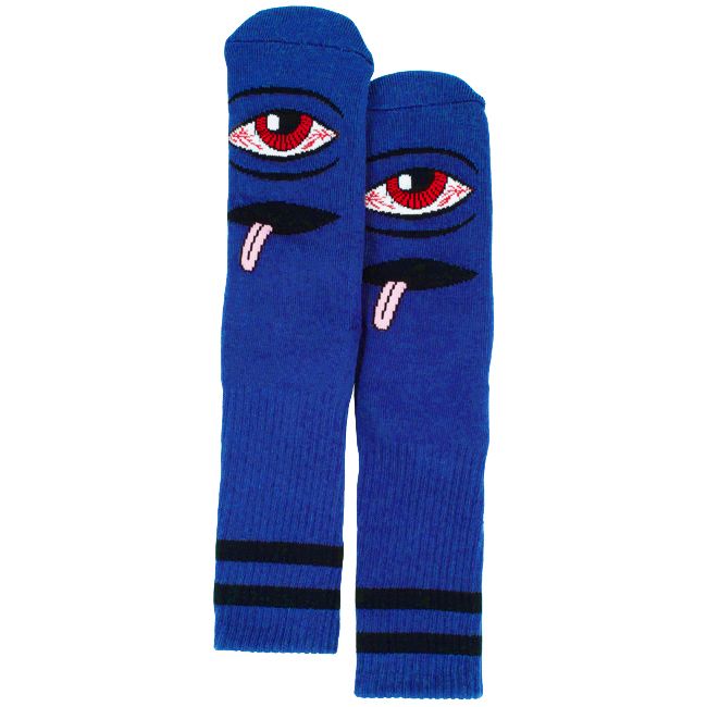 TOY MACHINE BLOODSHOT EYE SOCKS BLUE