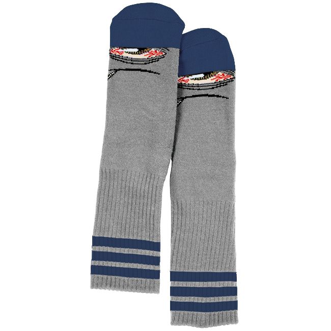 TOY MACHINE STONER SECT SOCKS GREY