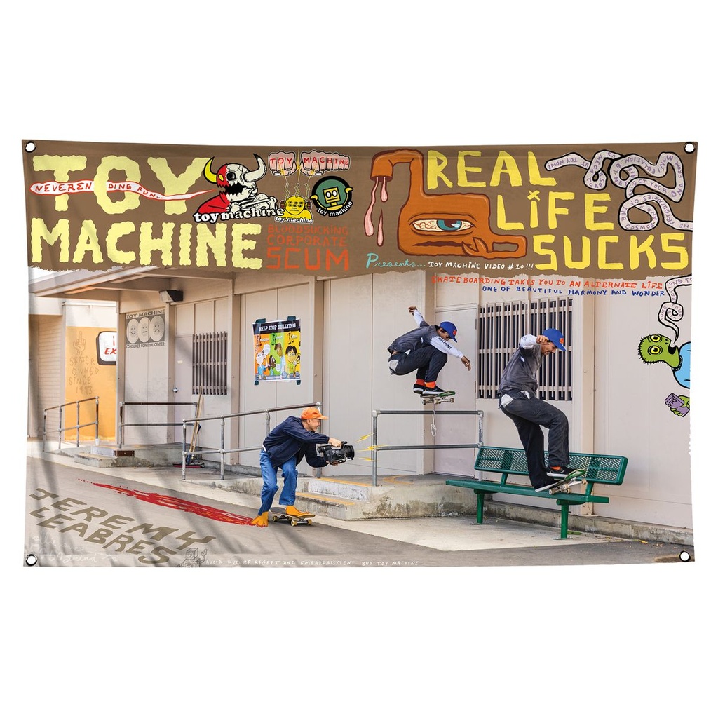 TOY MACHINE JEREMY LEABRES FLAG