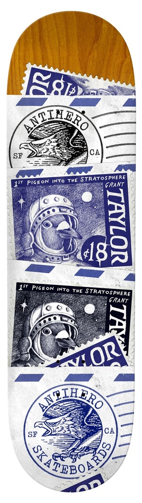 ANTI-HERO GRANT POSTAL DECK 8.38