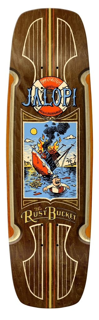 ANTI-HERO TEAM JALOPI RUSTBUCKET SHAPED DECK 9.20