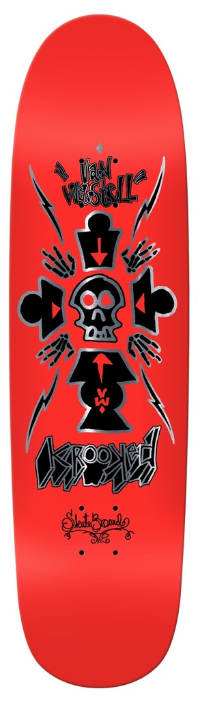 KROOKED VAN WASTELL REDUX SHAPED DECK 8.60