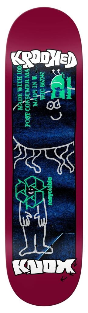 KROOKED KNOX RECYCLED DECK 8.50