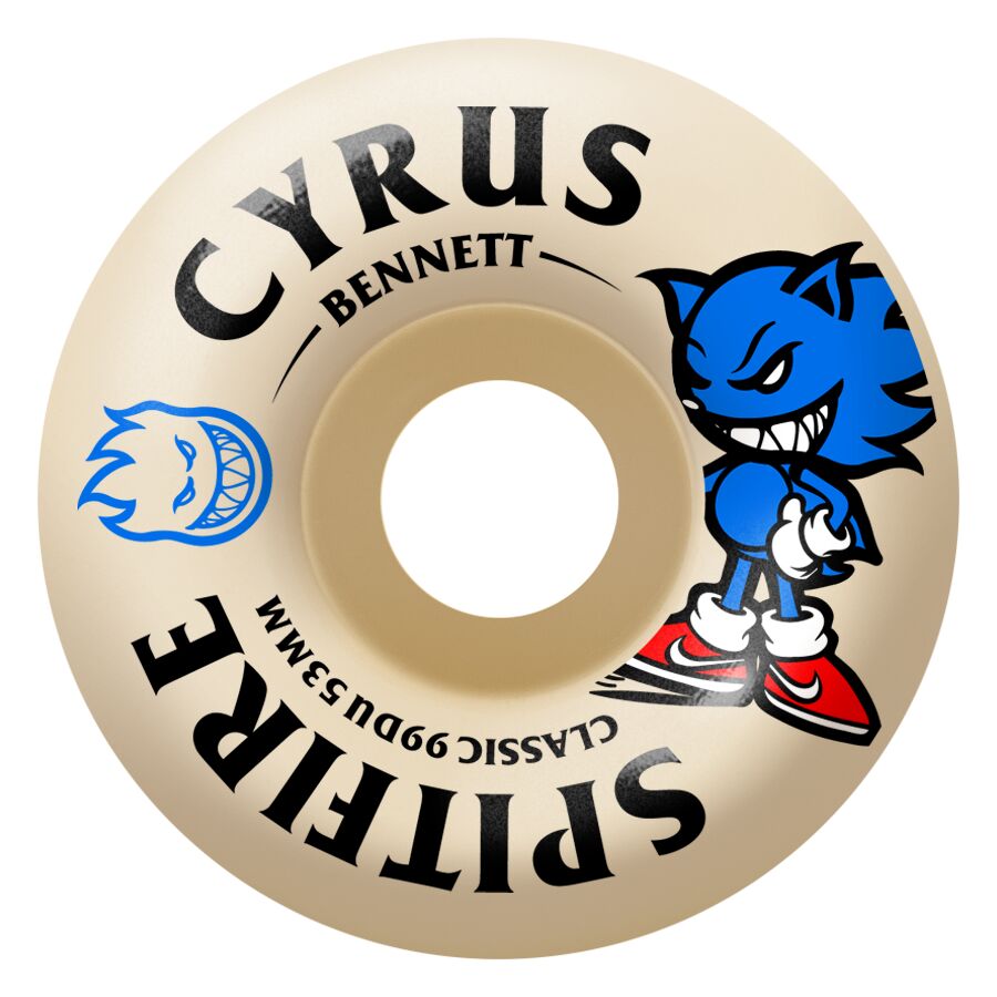 SPITFIRE FORMULA FOUR BENNETT BURN SQUAD CLASSIC 53MM 99D (Set of 4)