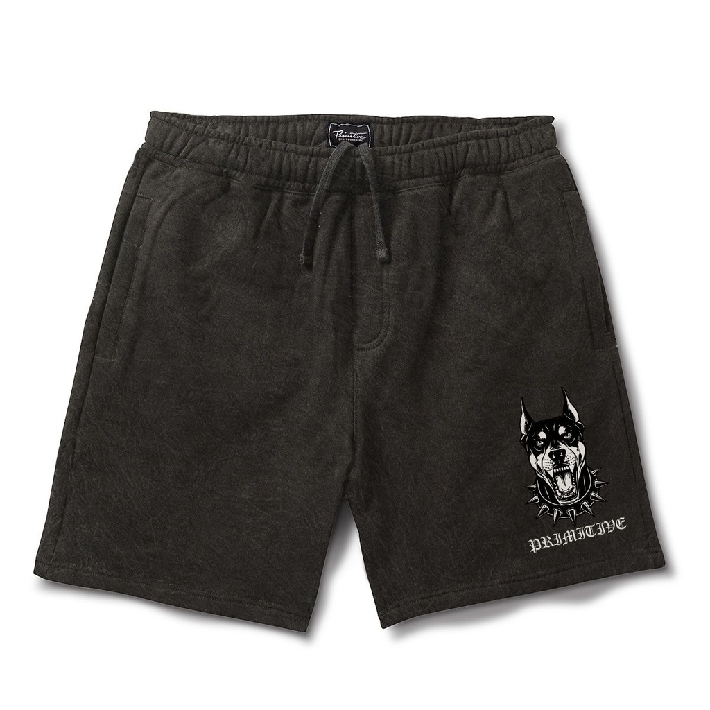 PRIMITIVE SEPULVEDA FLEECE BLACK SHORTS L