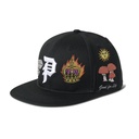 PRIMITIVE SIGNS SNAPBACK HAT BLACK