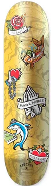 PRIMITIVE X SUBLIME RODRIGUEZ BADFISH DECK 8.12