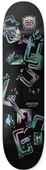 PRIMITIVE X SUBLIME TEAM HELLO DECK 8.25