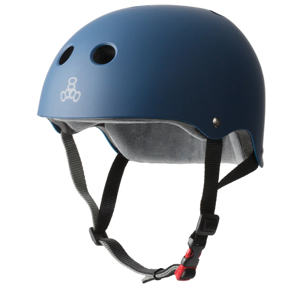TRIPLE 8 HELMET CERTIFIED SWEATSAVER NAVY MATTE L/XL