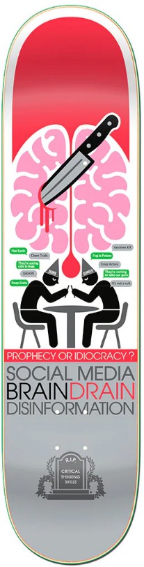 STRANGELOVE DON PENDLETON BRAIN DRAIN DECK 7.75