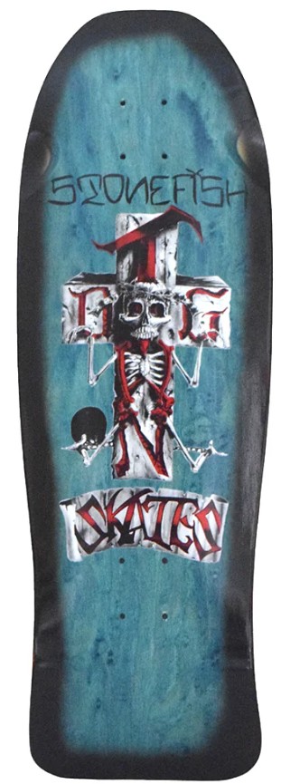 DOGTOWN TEAM STONEFISH 80'S REISSUE SHAPED DECK 10.12 X 30.32