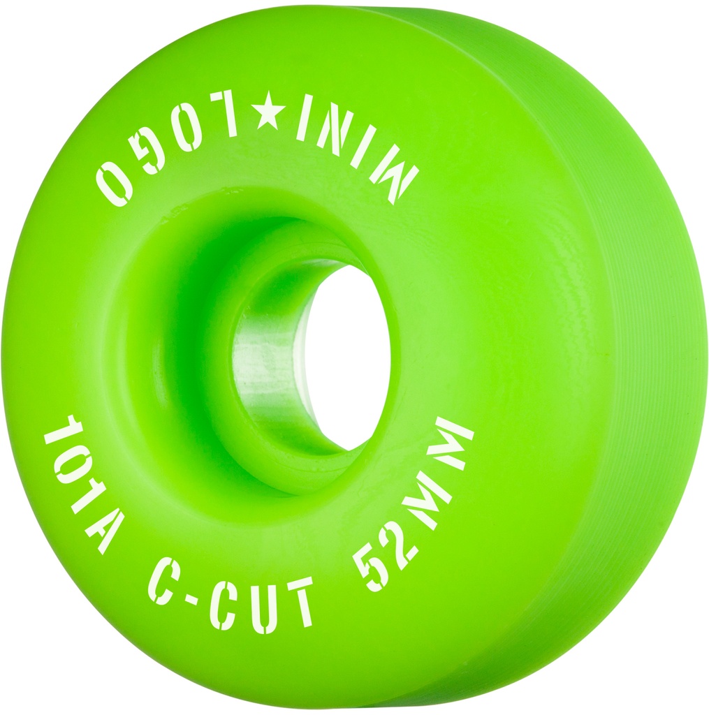 MINI LOGO C CUT GREEN 52MM 101A (Set of 4)