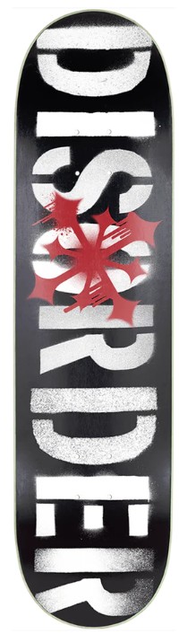DISORDER TEAM STENCIL DECK 8.25