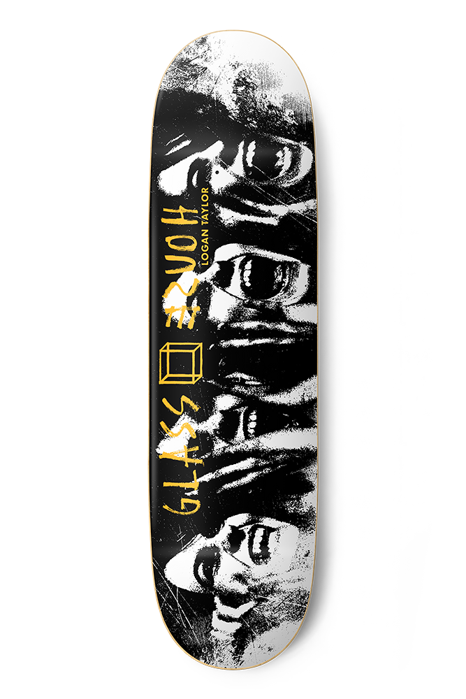 GLASS HOUSE LOGAN TAYLOR POSSESSED WHITE DECK 8.5