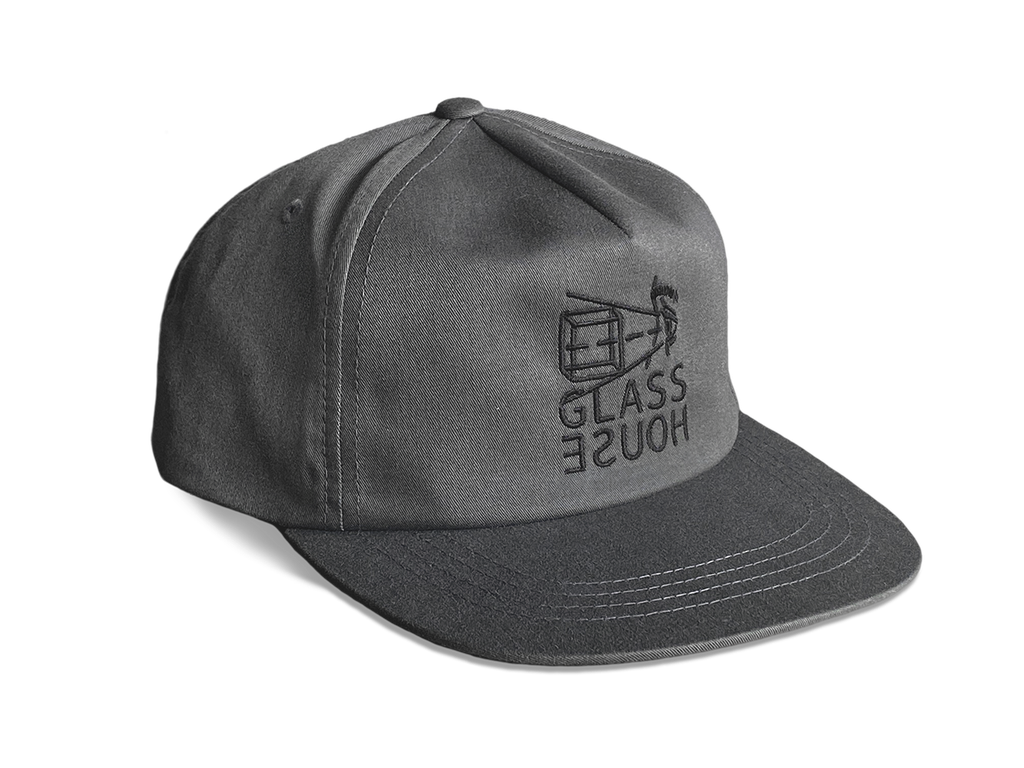 GLASS HOUSE PROJECTION 5 PANEL HAT CHARCOAL