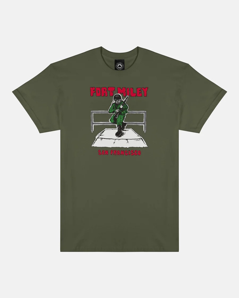 THRASHER FORT MILEY BY MIKE GIGLIOTTI ARMY GREEN SS L