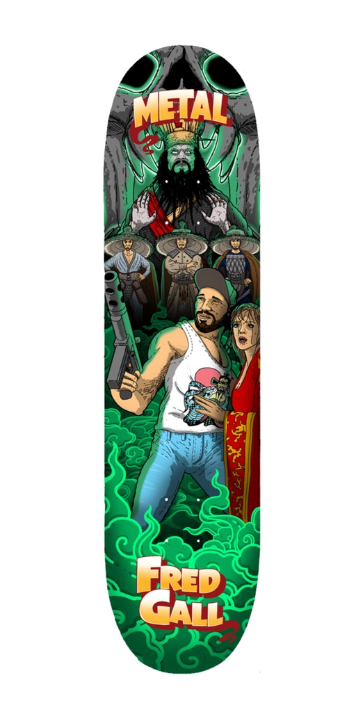 METAL FRED GALL BIG TROUBLE DECK 8.25