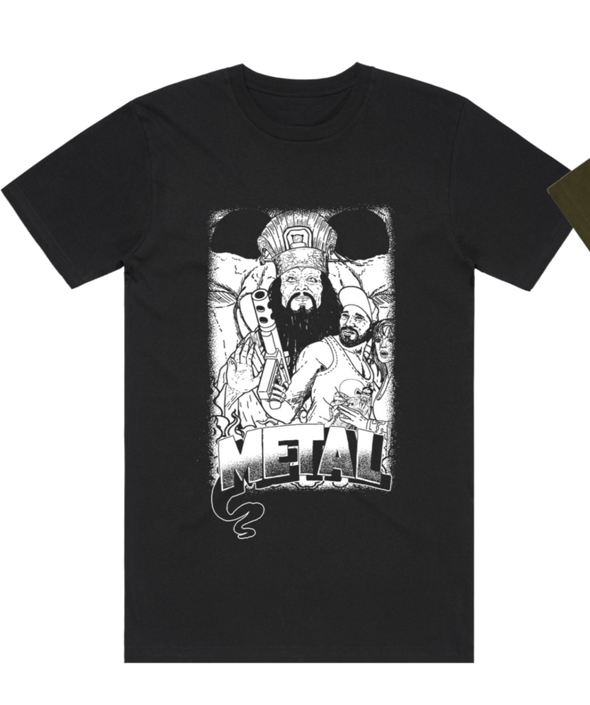 METAL BIG TROUBLE BLACK SS XL