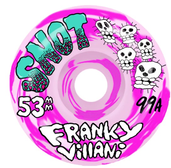SNOT FRANKY VILLANI SKULLS SWIRL 53MM 99A (Set of 4)