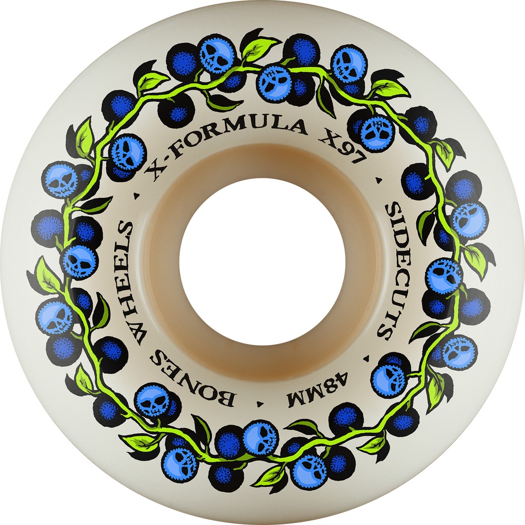 BONES X-FORMULA SKULL BERRIES V5 SIDECUT 48MM 97A (Set of 4)