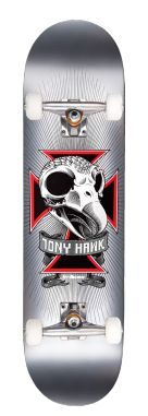 BIRDHOUSE TONY HAWK SKULL 2 CHROME FOIL COMPLETE 7.75
