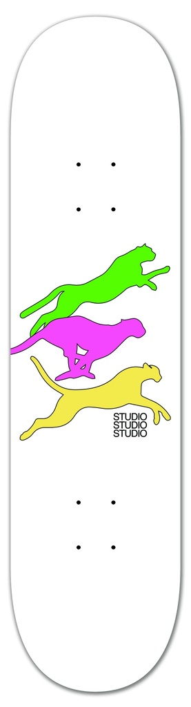 STUDIO TEAM CHEETAHS DECK 8.5