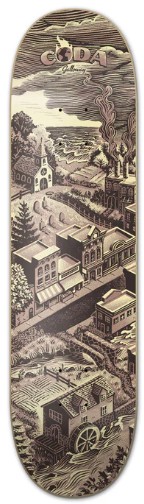 CODA PAT GALLOWAY LAND SERIES DECK 8.50