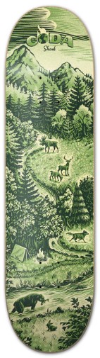 CODA CALEB SHANK LAND SERIES DECK 8.50