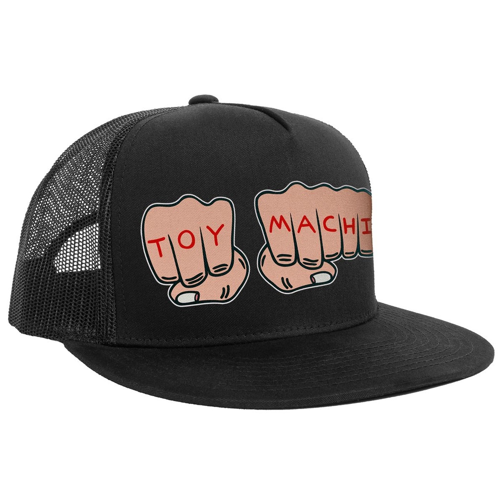 TOY MACHINE FISTS MESH HAT BLACK