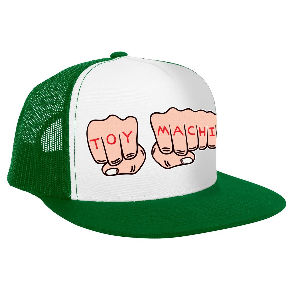 TOY MACHINE FISTS MESH HAT GREEN
