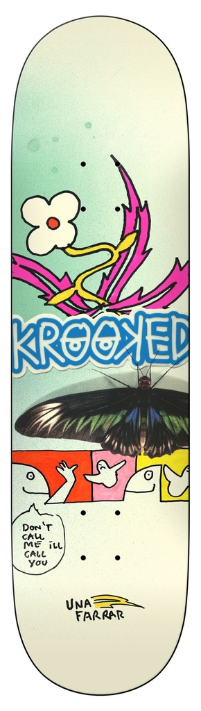 KROOKED UNA BUTTERFLY CALL DECK 8.50