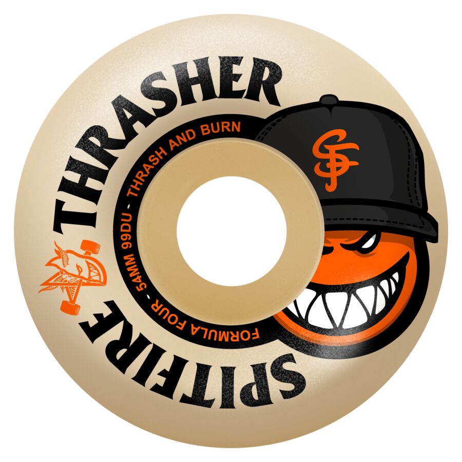 SPITFIRE FORMULA FOUR THRASHER THE CITY RADIAL FULL 54MM 99D (Set of 4)