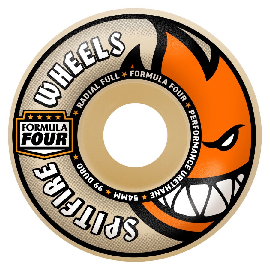 SPITFIRE FORMULA FOUR RADIAL FULL 54MM 99D (Set of 4)
