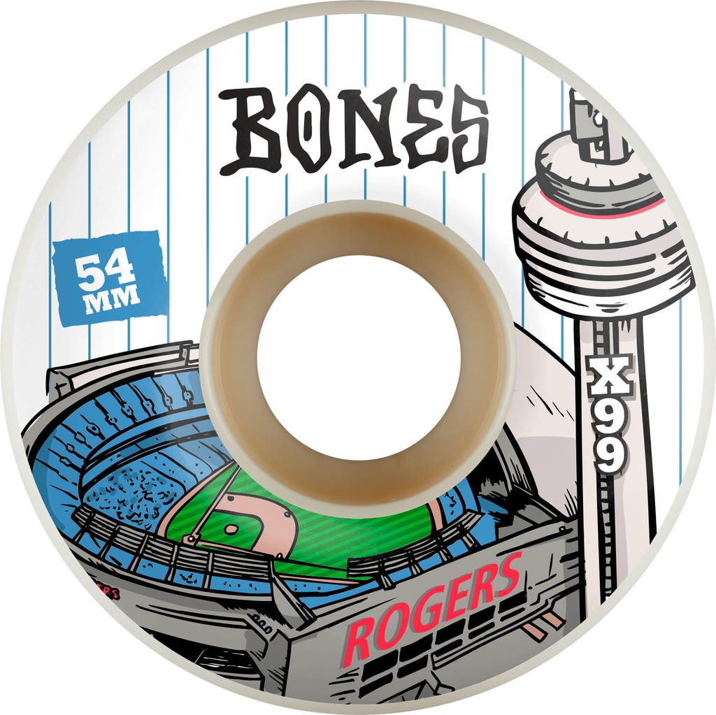 BONES X-FORMULA TJ ROGERS CENTRE V1 STANDARD 54MM 99A (Set of 4)