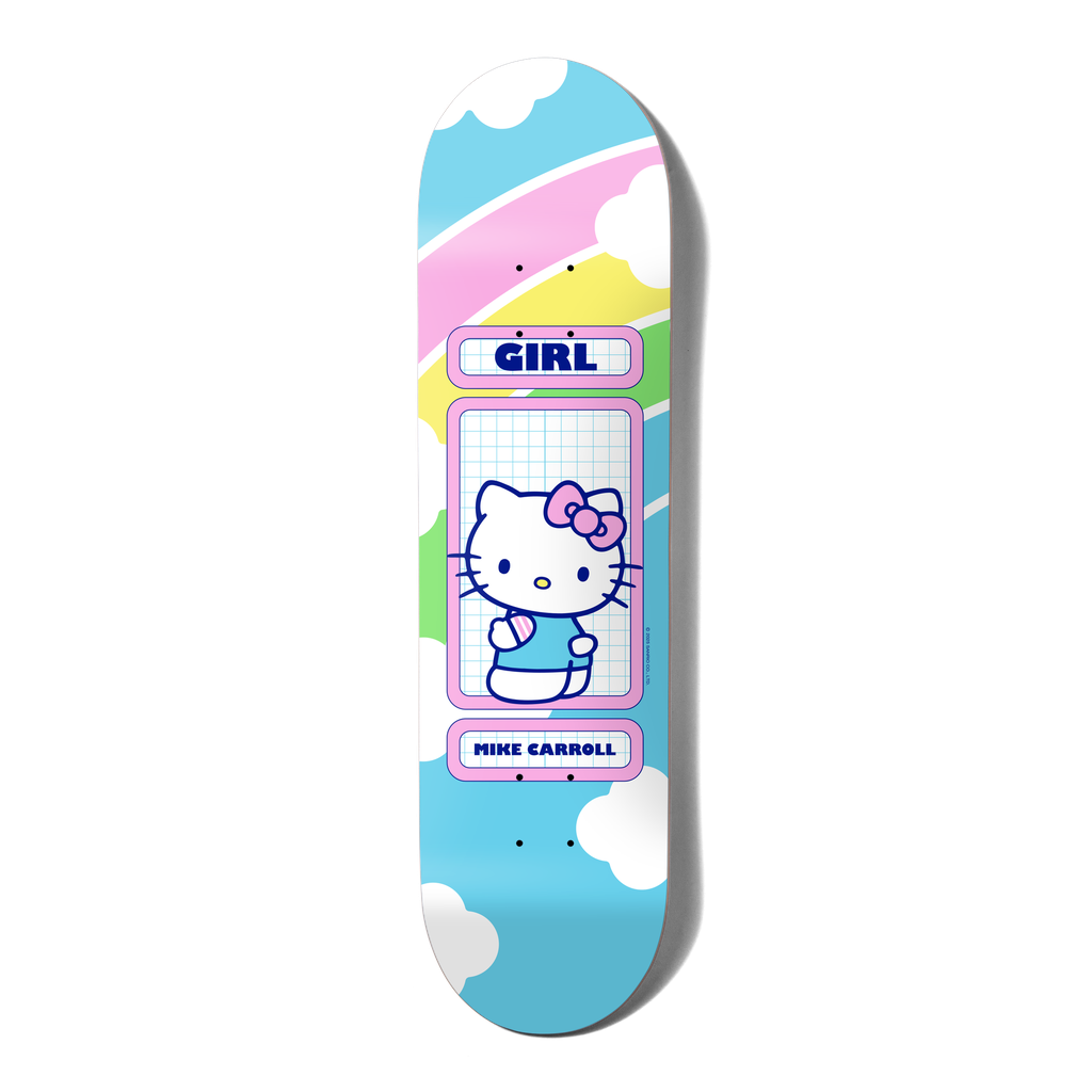 GIRL CARROLL HELLO KITTY RAINBOW EDITION DECK 8.5 (LIMIT 1)