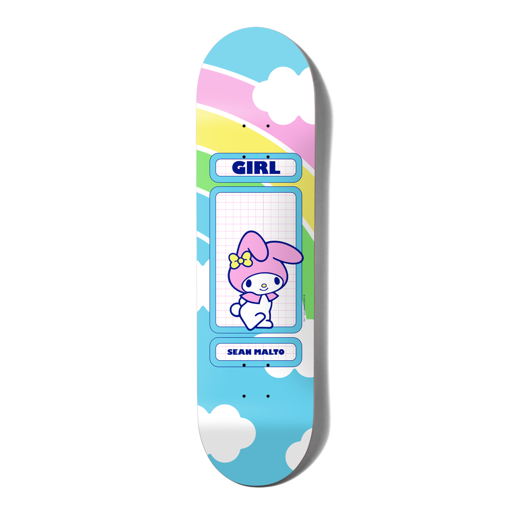 GIRL MALTO HELLO KITTY RAINBOW EDITION DECK 8.25 (LIMIT 1)