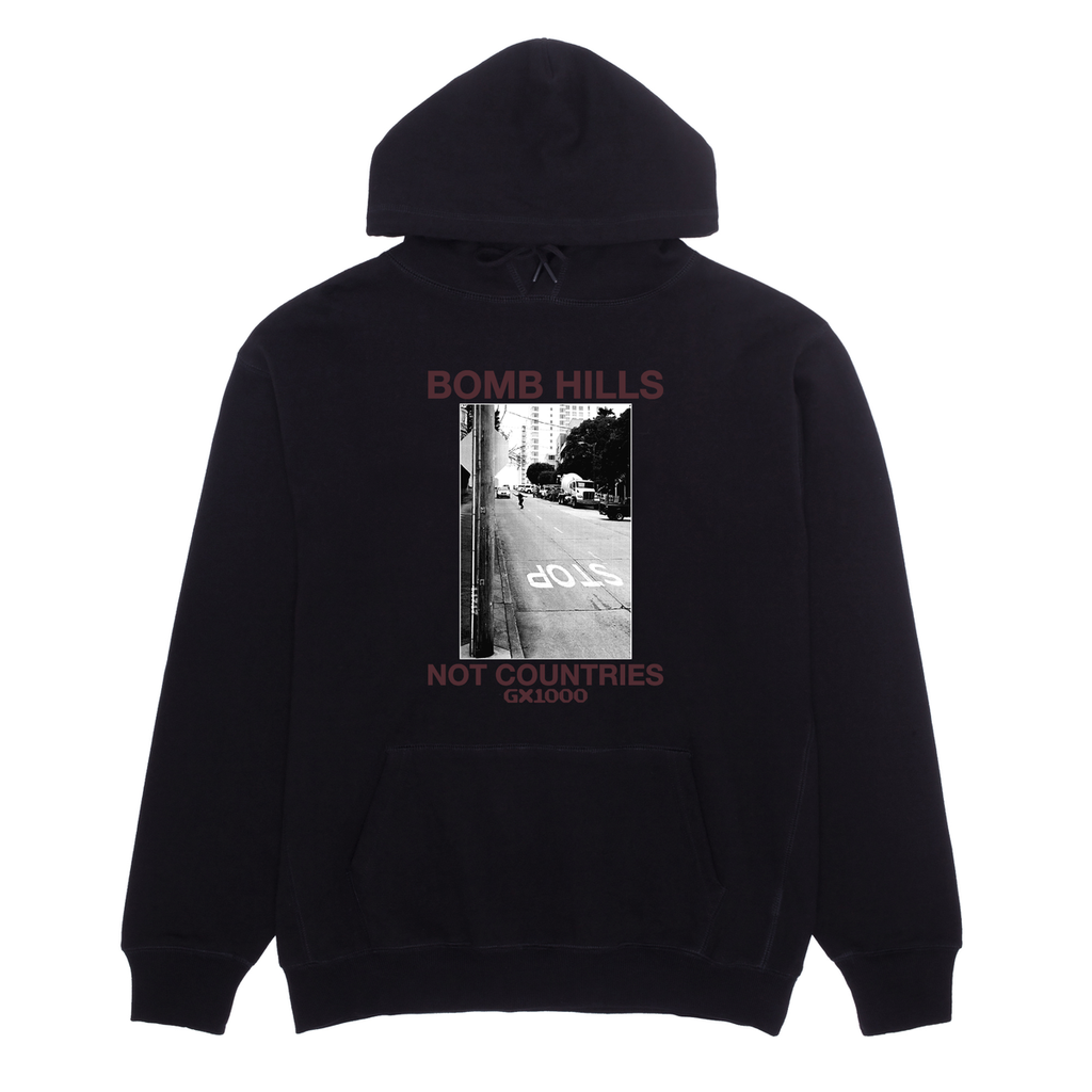 GX1000 BOMB HILLS NOT COUNTRIES BLACK/BURGUNDY HD/SWT L