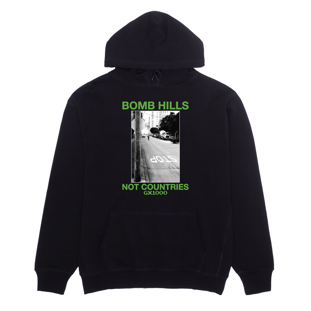GX1000 BOMB HILLS NOT COUNTRIES BLACK/GREEN HD/SWT XL